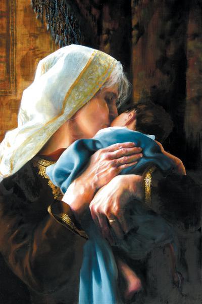 Is Anything Too Hard For The Lord - 20 x 30 print by Elspeth Young