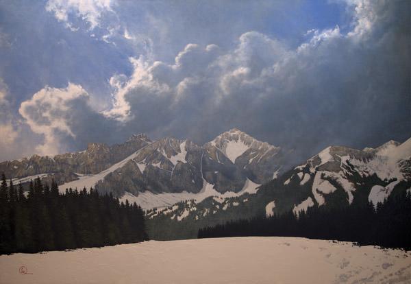 Den Kommende Våren - 24 x 34.75 gicl&eacute;e on canvas (unmounted) by Al Young