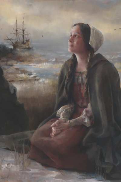 And Blessed the God of Heaven - 24 x 36 giclée on canvas (unmounted) by Elspeth Young