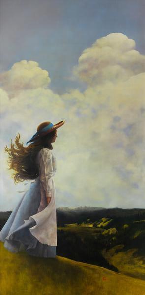 In The High Valley - 24 x 48.75 gicl&eacute;e on canvas (unmounted) by Al Young