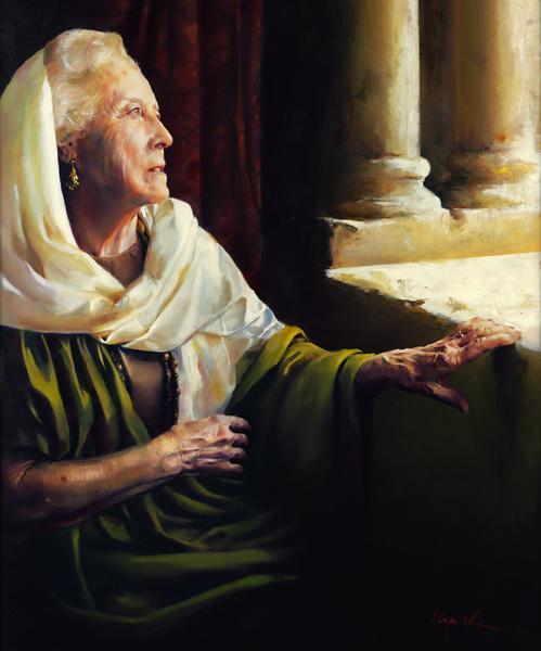 Blessed Is She That Believed - 20 x 24 gicl&eacute;e on canvas (unmounted) by Elspeth Young