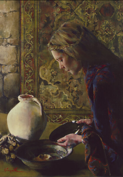 Charity Never Faileth - 14 x 20 gicl&eacute;e on canvas (pre-mounted) by Elspeth Young