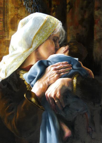 Is Anything Too Hard For The Lord - 20 x 28 gicl&eacute;e on canvas (unmounted) by Elspeth Young