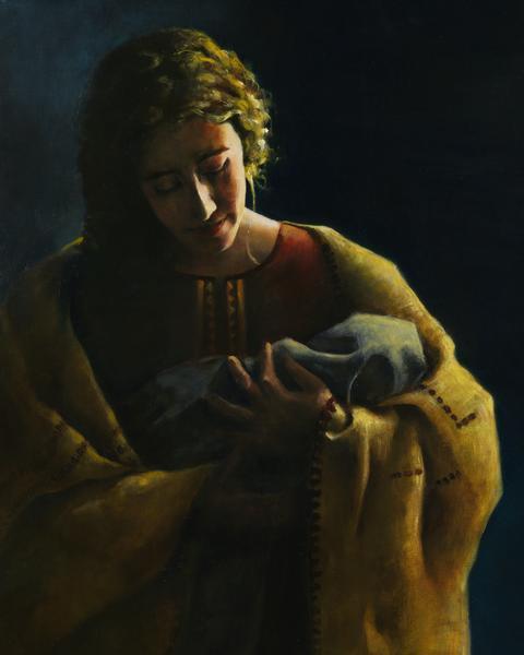 The Protector - 16 x 20 gicl&eacute;e on canvas (pre-mounted) by Elspeth Young