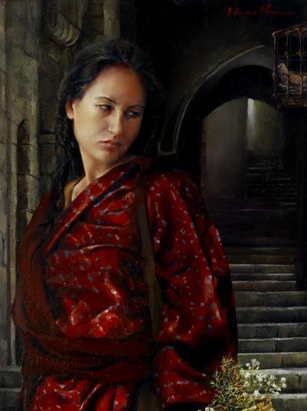 Many Sorrows - 12 x 16 gicl&eacute;e on canvas (pre-mounted) by Elspeth Young