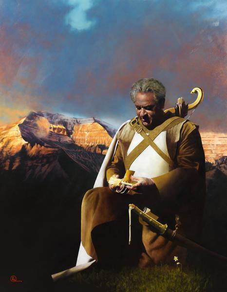 At The Going Down Of The Sun - 14 x 18 gicl&eacute;e on canvas (pre-mounted) by Al Young