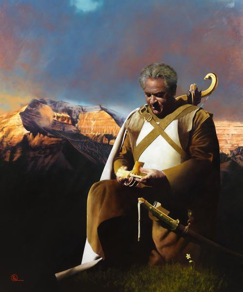 At The Going Down Of The Sun - 20 x 24 gicl&eacute;e on canvas (unmounted) by Al Young