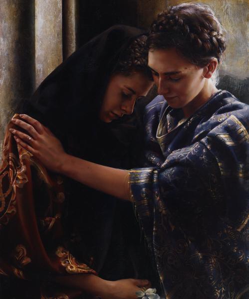 Here Bring Your Wounded Hearts - 20 x 24 gicl&eacute;e on canvas (unmounted) by Elspeth Young