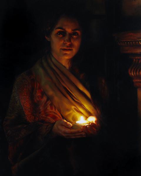 Go Forth To Meet The Bridegroom - 24 x 30 gicl&eacute;e on canvas (unmounted) by Elspeth Young