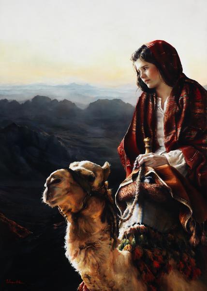 I Will Go Before Your Face - 20 x 28 gicl&eacute;e on canvas (unmounted) by Elspeth Young