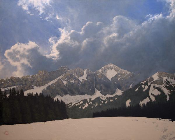 Den Kommende Våren - 24 x 30 gicl&eacute;e on canvas (unmounted) by Al Young