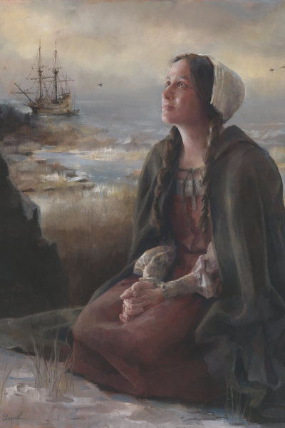 And Blessed the God of Heaven - 12 x 18 print by Elspeth Young