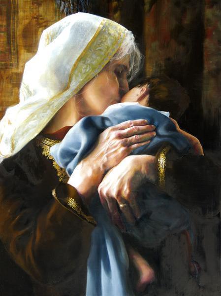 Is Anything Too Hard For The Lord - 18 x 24 gicl&eacute;e on canvas (pre-mounted) by Elspeth Young