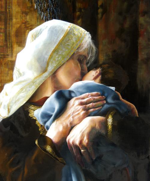 Is Anything Too Hard For The Lord - 20 x 24 gicl&eacute;e on canvas (unmounted) by Elspeth Young