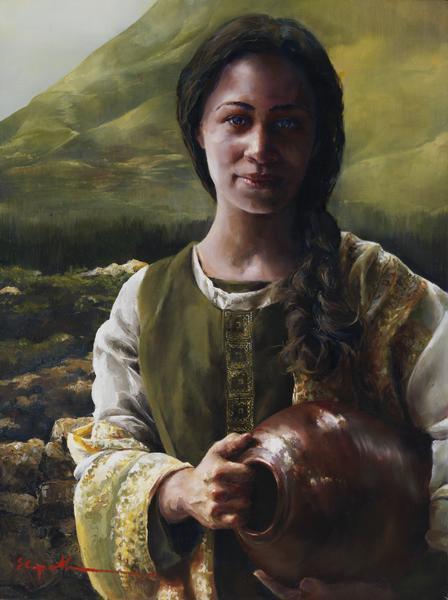 Living Water - 16 x 21.5 gicl&eacute;e on canvas (pre-mounted) by Elspeth Young