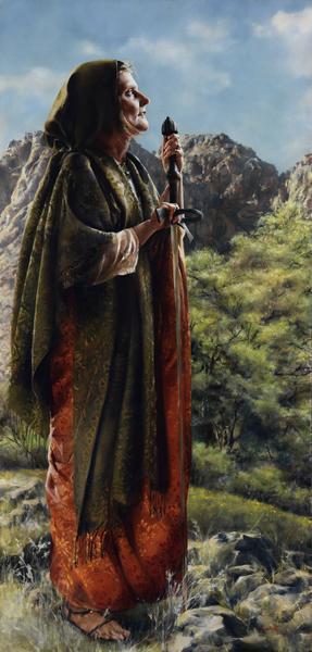 I Arose A Mother In Israel - 20 x 41.75 gicl&eacute;e on canvas (unmounted) by Elspeth Young