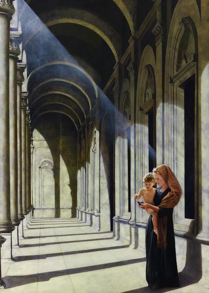 The Windows Of Heaven - 20 x 28 gicl&eacute;e on canvas (unmounted) by Al Young