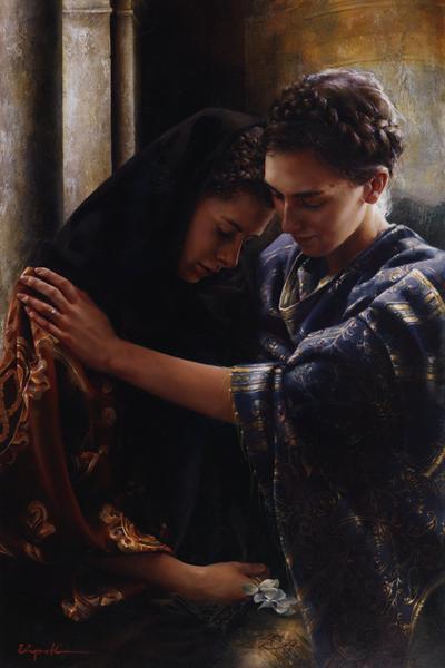 Here Bring Your Wounded Hearts - 20 x 30 gicl&eacute;e on canvas (unmounted) by Elspeth Young