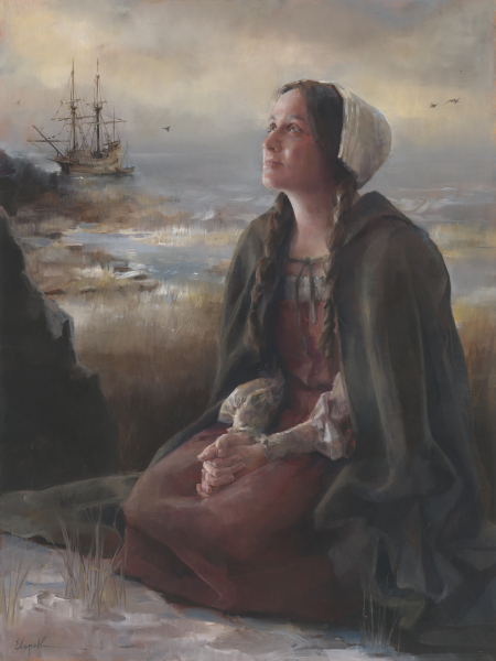 And Blessed the God of Heaven - 12 x 16 gicl&eacute;e on canvas (pre-mounted) by Elspeth Young