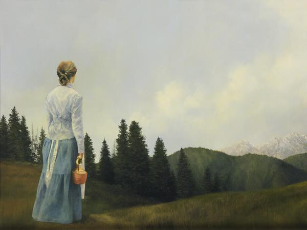 Mountain Home - 18 x 24 gicl&eacute;e on canvas (pre-mounted) by Al Young