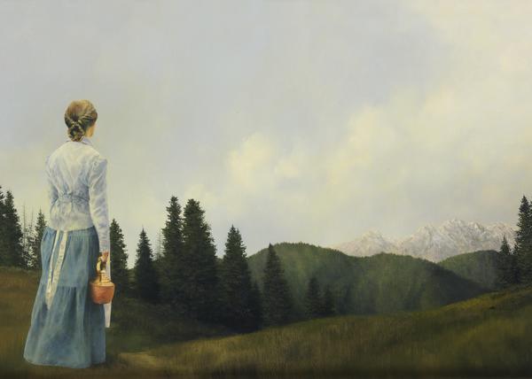 Mountain Home - 20 x 28 gicl&eacute;e on canvas (unmounted) by Al Young