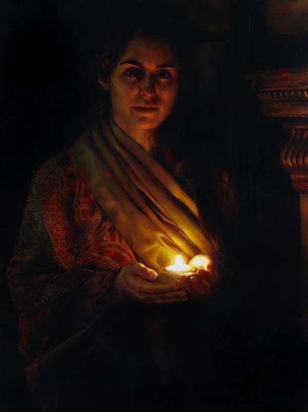 Go Forth To Meet The Bridegroom - 12 x 16 gicl&eacute;e on canvas (pre-mounted) by Elspeth Young