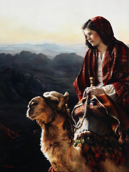 I Will Go Before Your Face - 12 x 16 gicl&eacute;e on canvas (pre-mounted) by Elspeth Young