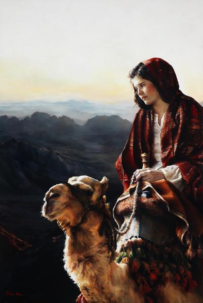 I Will Go Before Your Face - 12 x 18 gicl&eacute;e on canvas (pre-mounted) by Elspeth Young