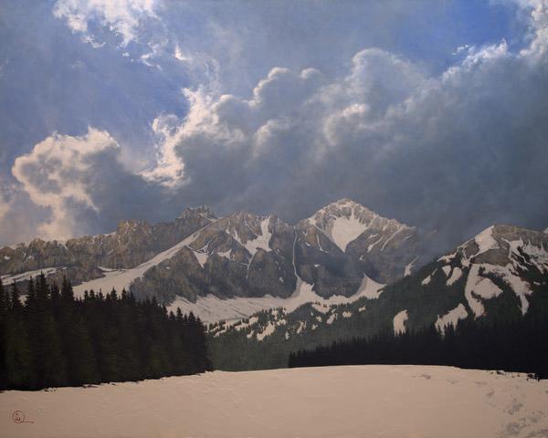 Den Kommende Våren - 16 x 20 gicl&eacute;e on canvas (pre-mounted) by Al Young