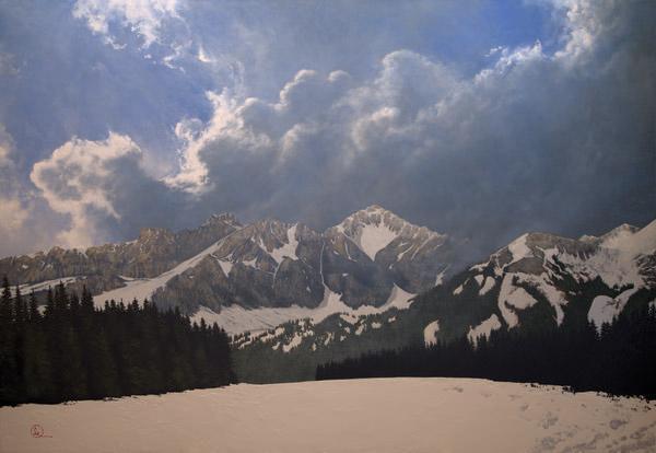 Den Kommende Våren - 16 x 23.25 gicl&eacute;e on canvas (pre-mounted) by Al Young