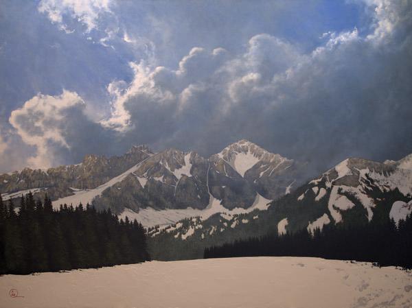 Den Kommende Våren - 18 x 24 gicl&eacute;e on canvas (pre-mounted) by Al Young