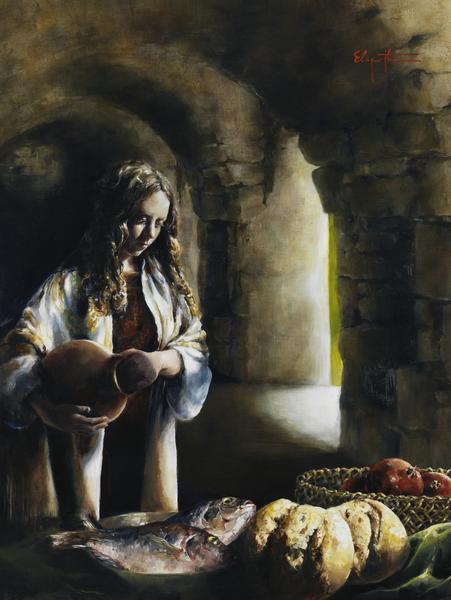 Martha, Martha - 12 x 16 gicl&eacute;e on canvas (pre-mounted) by Elspeth Young