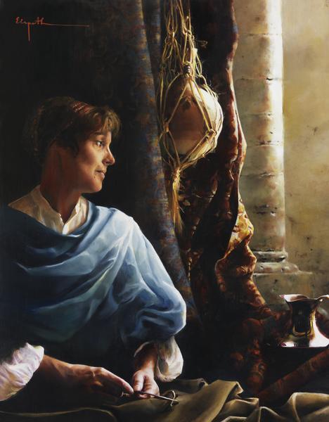 Forsaking All - 14 x 18 gicl&eacute;e on canvas (pre-mounted) by Elspeth Young