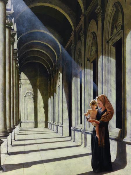 The Windows Of Heaven - 12 x 16 gicl&eacute;e on canvas (pre-mounted) by Al Young