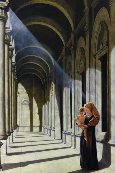 The Windows Of Heaven - 24 x 36 gicl&eacute;e on canvas (unmounted) by Al Young