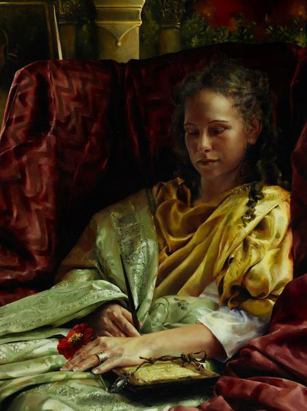 Upon Awakening - 12 x 16 gicl&eacute;e on canvas (pre-mounted) by Elspeth Young