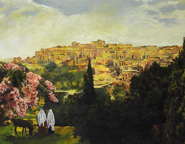 Unto The City Of David - 14 x 18 giclée on canvas (pre-mounted) by Ashton Young