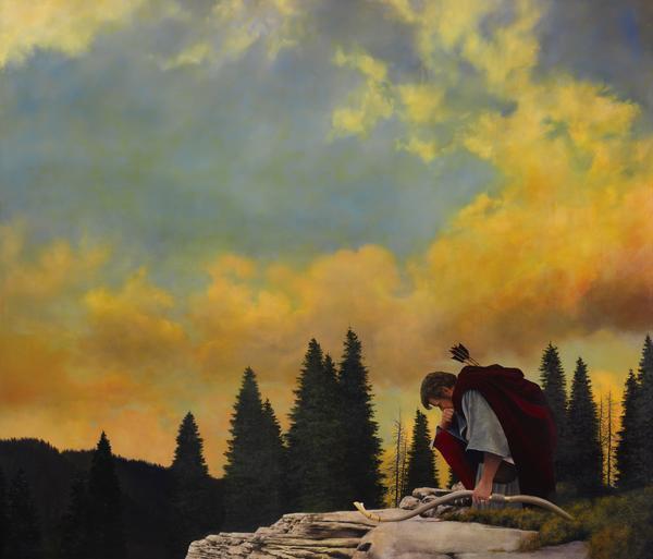 And My Soul Hungered - 16 x 18.75 gicl&eacute;e on canvas (pre-mounted) by Al Young