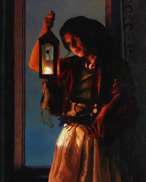 A Damsel Came To Hearken - 16 x 20 gicl&eacute;e on canvas (pre-mounted) by Ashton Young