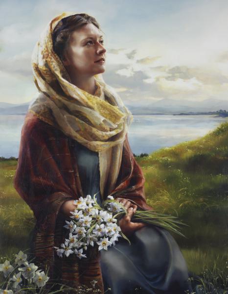 Consider The Lilies - 14 x 18 gicl&eacute;e on canvas (pre-mounted) by Elspeth Young