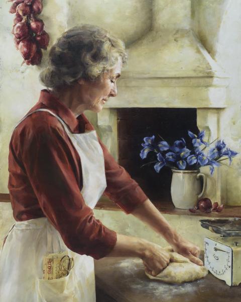 A Labor Of Love - 16 x 20 gicl&eacute;e on canvas (pre-mounted) by Elspeth Young