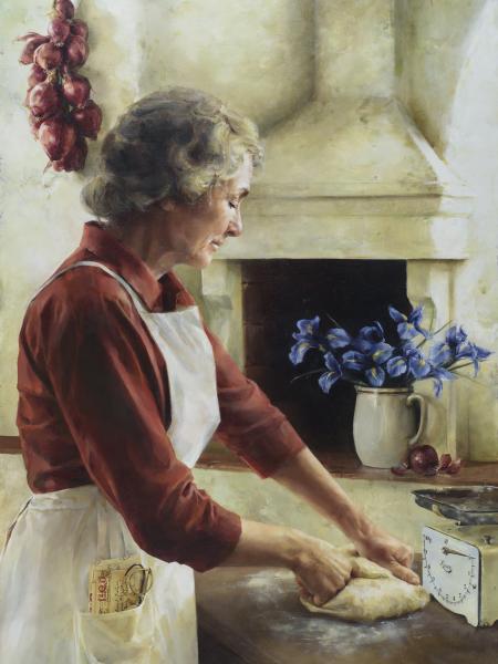 A Labor Of Love - 18 x 24 gicl&eacute;e on canvas (pre-mounted) by Elspeth Young