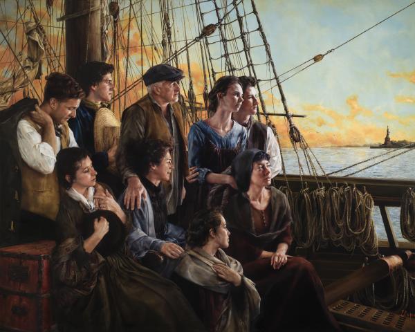 Sweet Land Of Liberty - 16 x 20 gicl&eacute;e on canvas (pre-mounted) by Elspeth Young