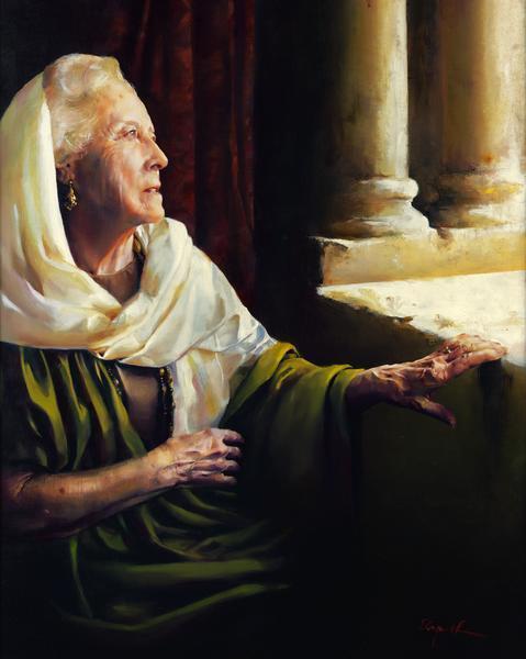 Blessed Is She That Believed - 16 x 20 gicl&eacute;e on canvas (pre-mounted) by Elspeth Young