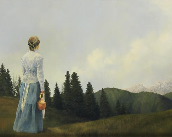 Mountain Home - 16 x 20 gicl&eacute;e on canvas (pre-mounted) by Al Young