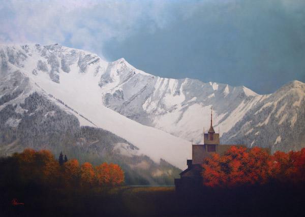 Den Kommende Vinteren - 20 x 28 gicl&eacute;e on canvas (unmounted) by Al Young