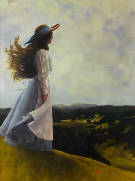 In The High Valley - 18 x 24 gicl&eacute;e on canvas (pre-mounted) by Al Young