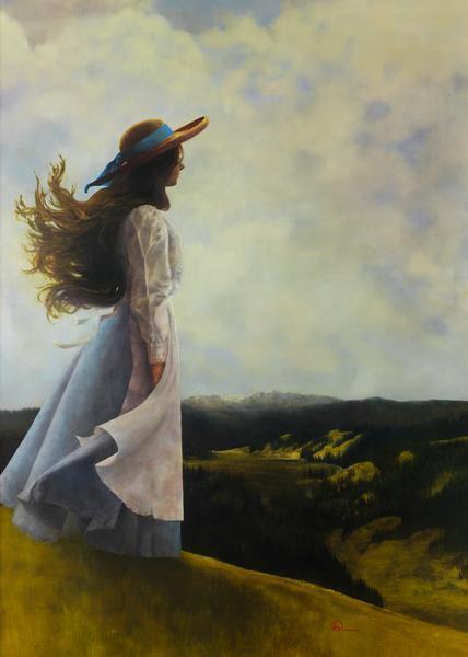In The High Valley - 20 x 28 gicl&eacute;e on canvas (unmounted) by Al Young