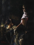 A Lamp Unto My Feet - 12 x 16 gicl&eacute;e on canvas (pre-mounted)