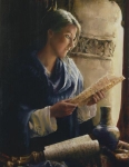 Treasure The Word - 14 x 18 gicl&eacute;e on canvas (pre-mounted)